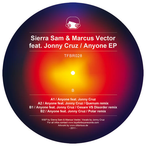 image cover: Sierra Sam, Marcus Vector, Jonny Cruz - Anyone [TFBR028]