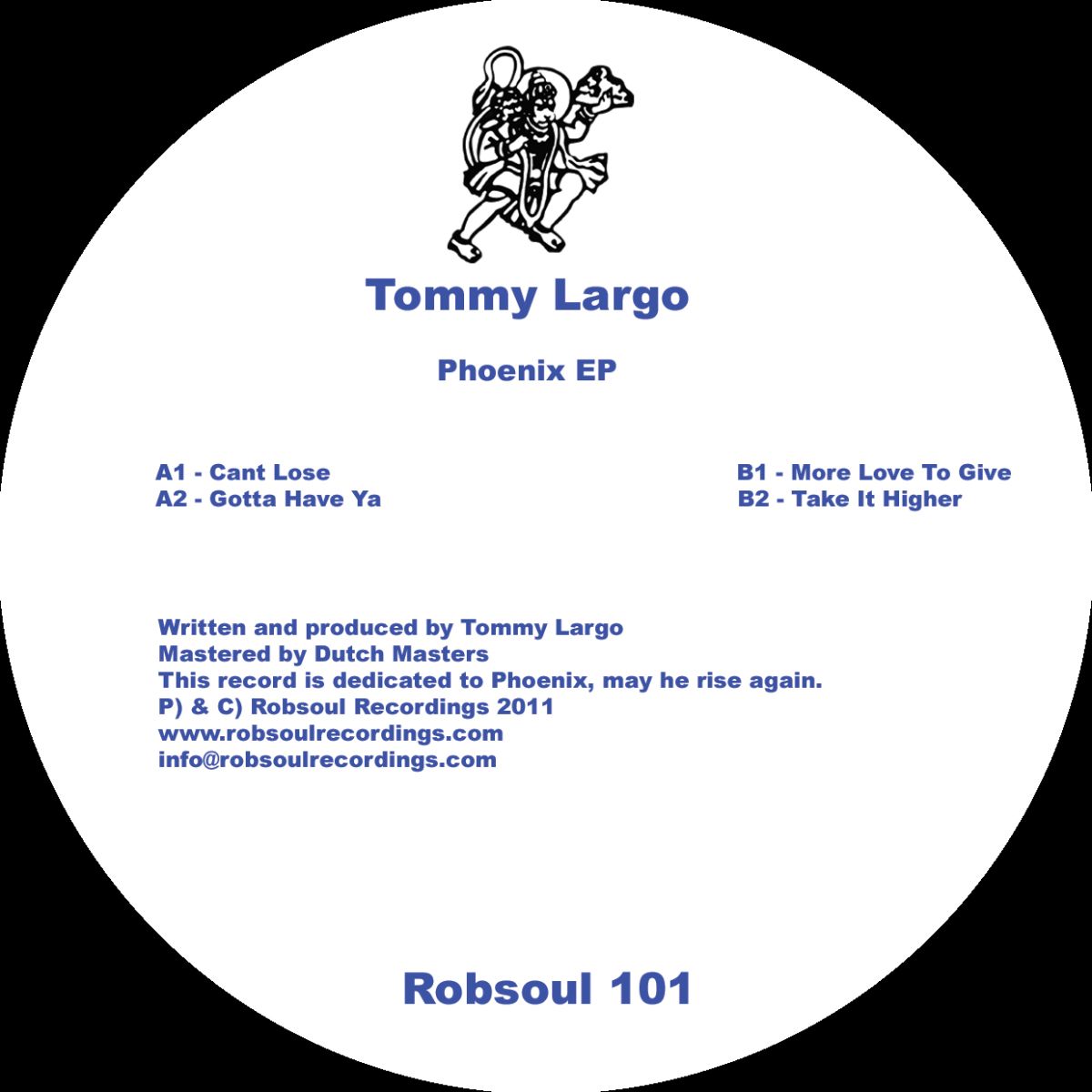 image cover: Tommy Largo - Phoenix EP (RB101)