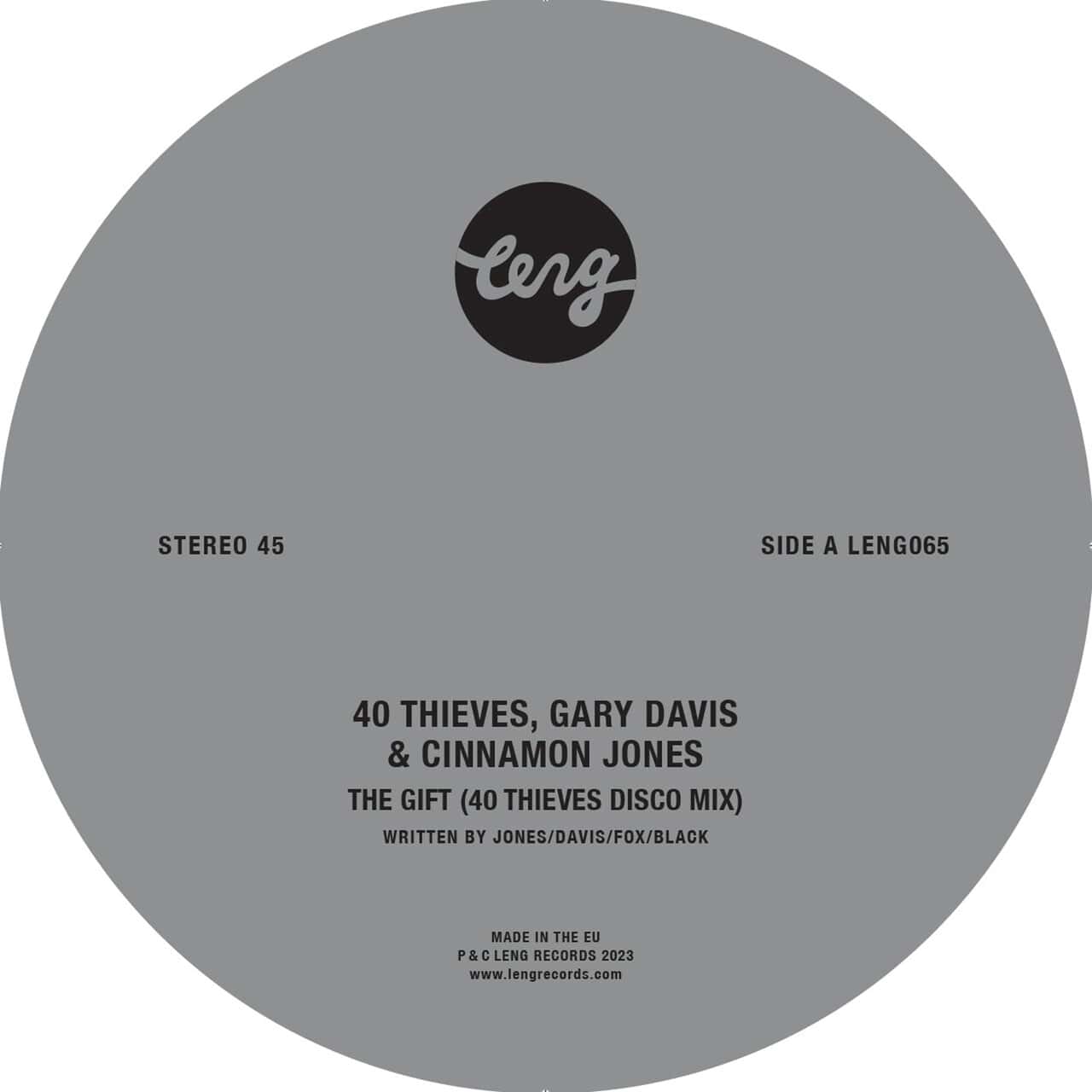 Download 40 Thieves/Gary Davis/Cinnamon Jones - The Gift on Electrobuzz