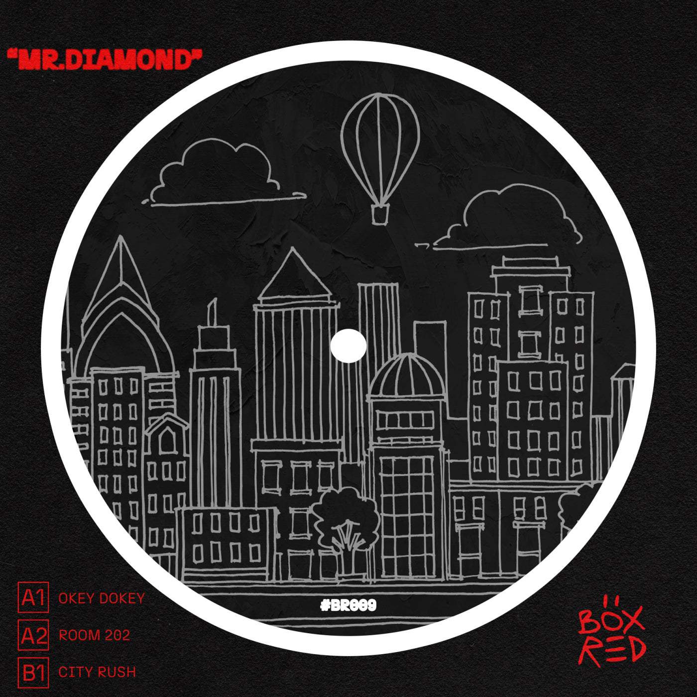 Release Cover: Mr.Diamond - RED ROOM EP on Electrobuzz
