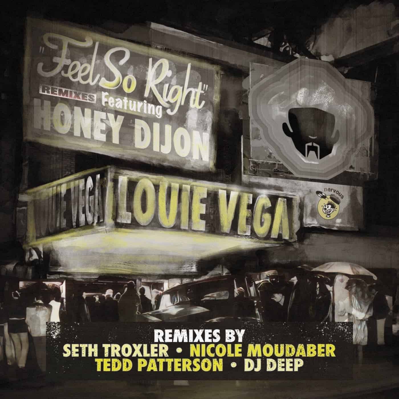 Release Cover: Honey Dijon, Louie Vega - Here We Go Feel So Right feat. Honey Dijon (Remixes) on Electrobuzz