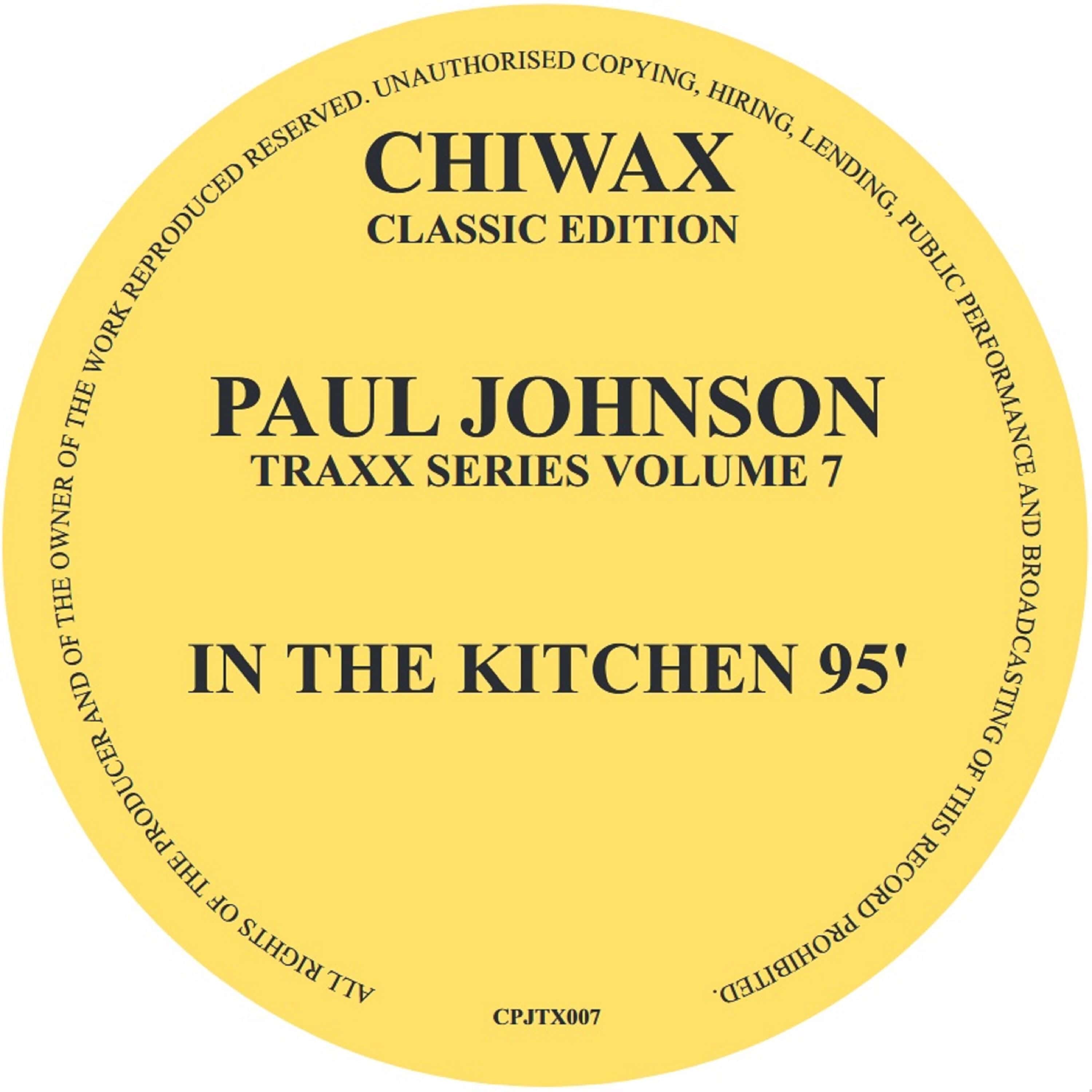 Release Cover: Paul Johnson - In The Kitchen 95' on Electrobuzz