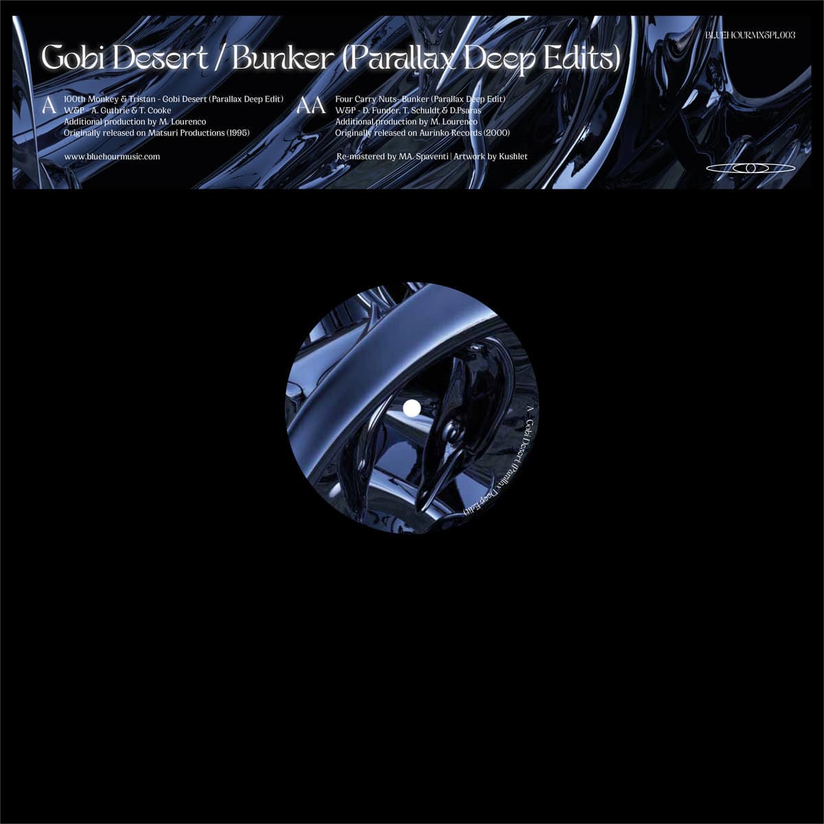 Release Cover: Various Artists - Gobi Desert/Bunker(Parallax Deep Edits) on Electrobuzz