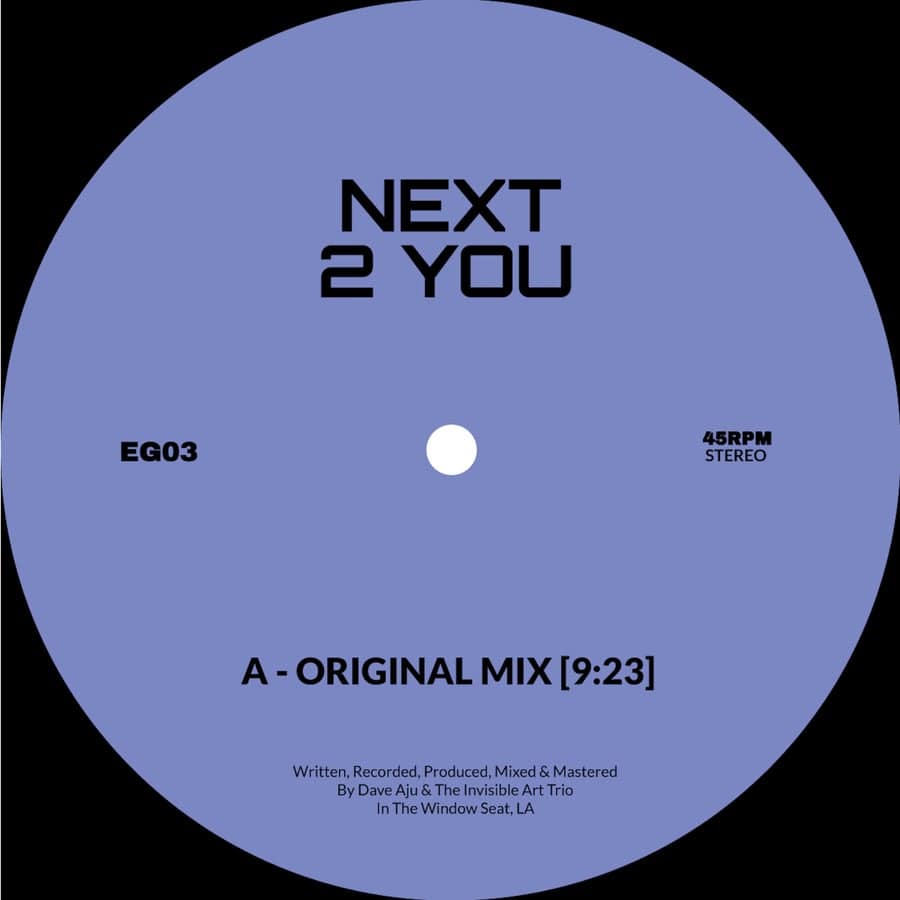 Release Cover: Dave Aju - Next 2 You on Electrobuzz