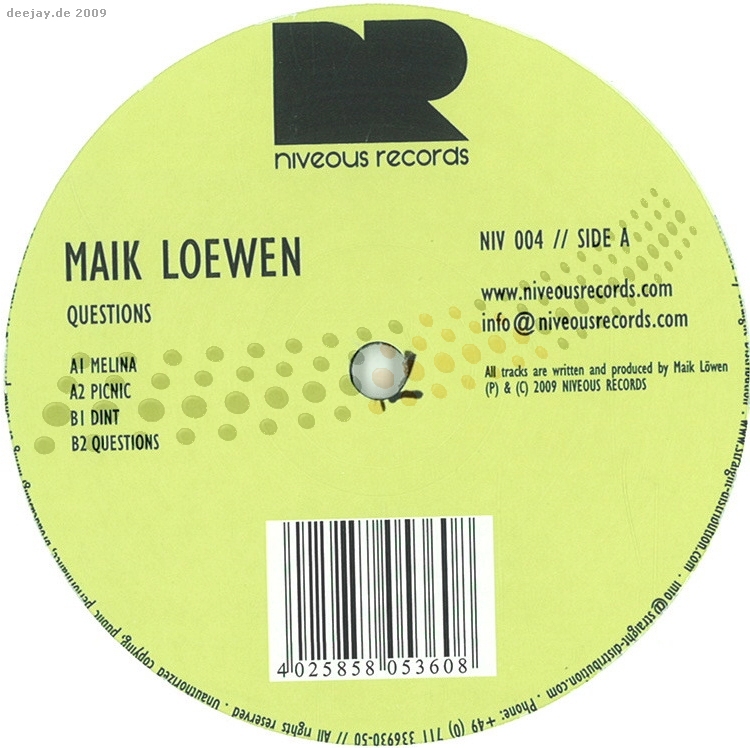 image cover: Maik Loewen - Questions [NIV004]