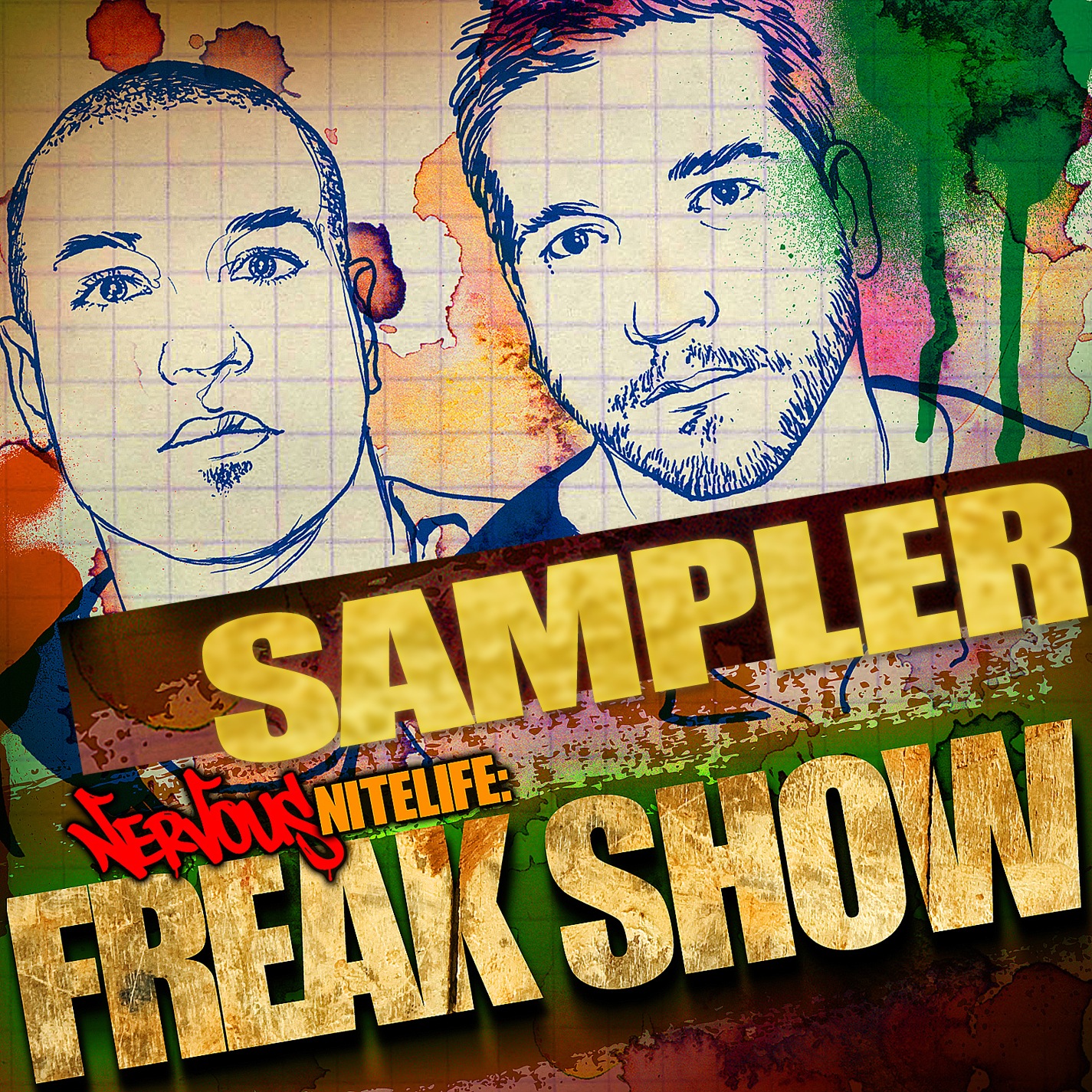 image cover: Nervous Nitelife - Freak Show - Sampler (NEZ22351)