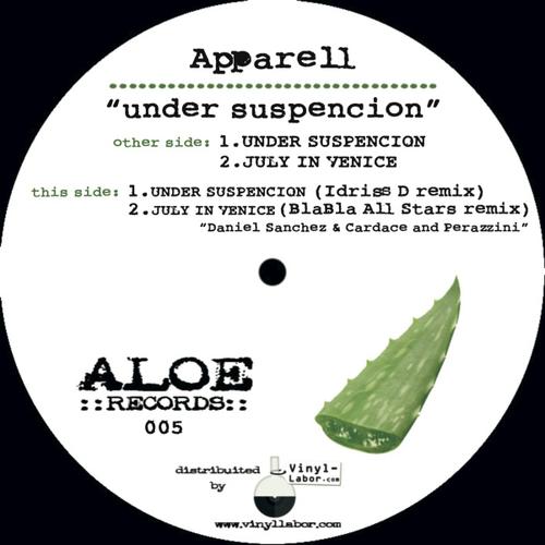 image cover: Apparell – Under Suspencion [ALOEM005]