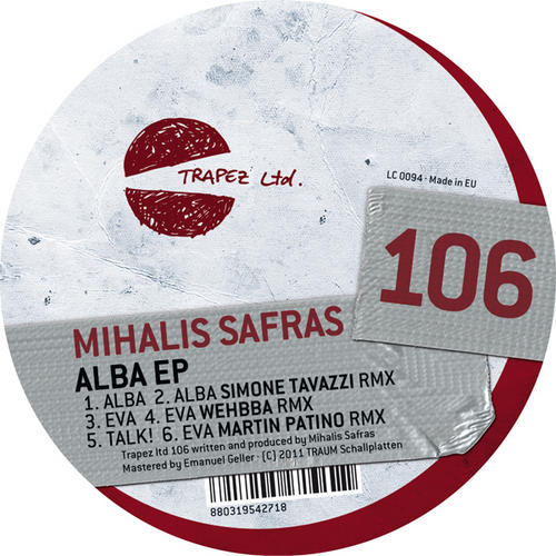 image cover: Mihalis Safras - Alba EP [TRAPEZLTD106]
