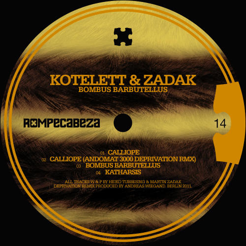 image cover: Kotelett , Zadak – Bombus Barbutellus [ROMPE014]