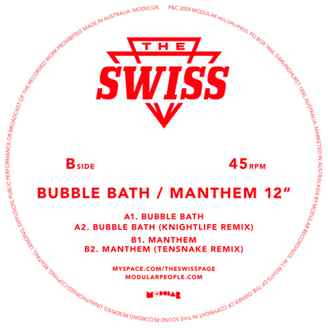 image cover: The Swiss - Bubble Bath (Tensnake Remix) [MRTSBB001]
