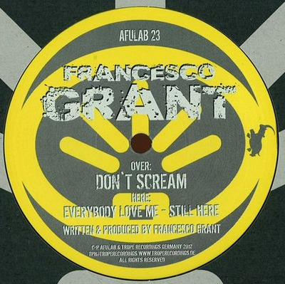 image cover: Francesco Grant - Dont Scream [AFULAB23]