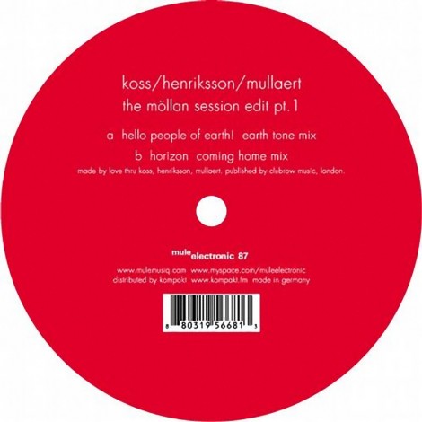 Koss, Henriksson, Mullaert – The Mollan Session Edit Pt.1 [ME87]