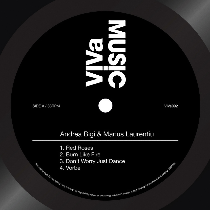 image cover: Marius Laurentiu, Andrea Bigi - Red Roses / Burn Like Fire / Dont Worry Just Dance / Vorbe [VIVA092]