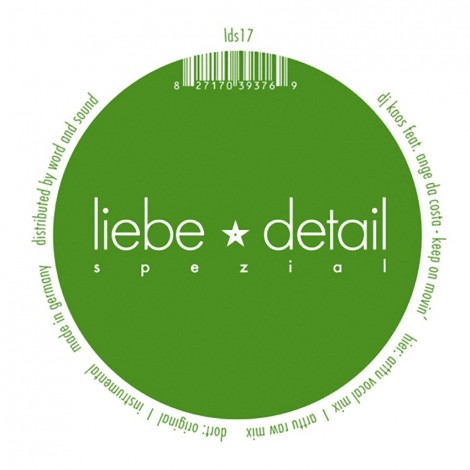 DJ Kaos, Ange Da Costa – Keep On Movin (LDS017)