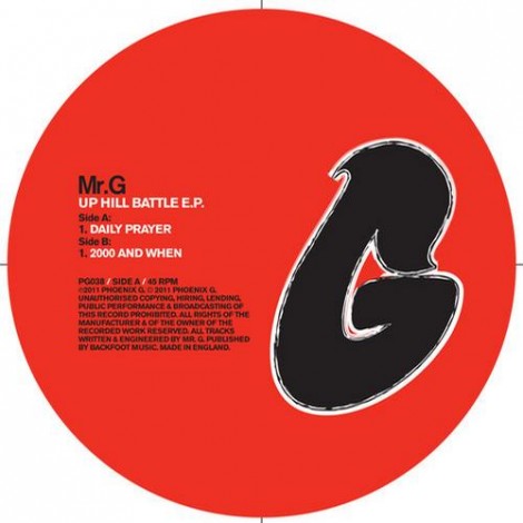 Mr. G – Up Hill Battle EP (PG038)