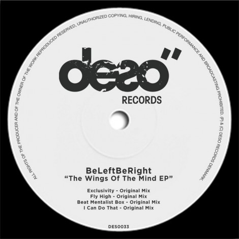 BeLefeat.BeRight – The Wings Of The Mind EP [DES0033]