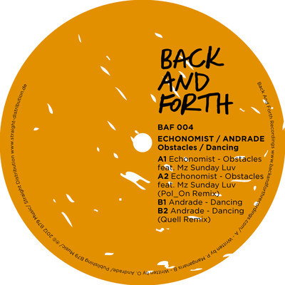 image cover: Echonomist, Andrade - Obstacles / Dancing [BAF004]