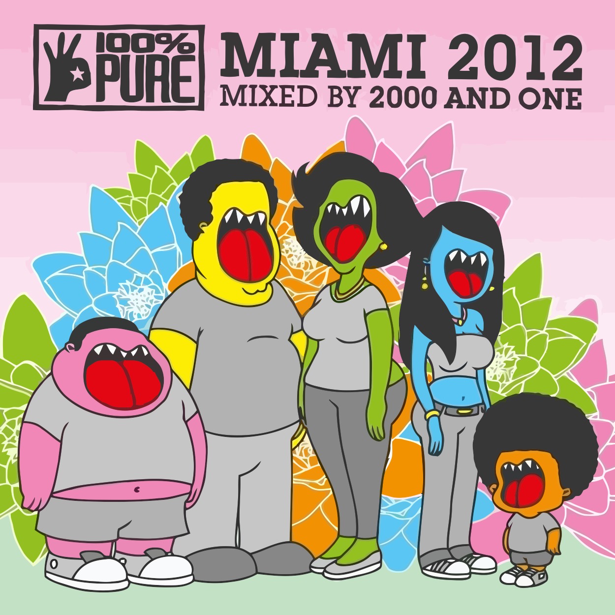 image cover: VA - 100% Pure Miami 2012 [PUREDV010]