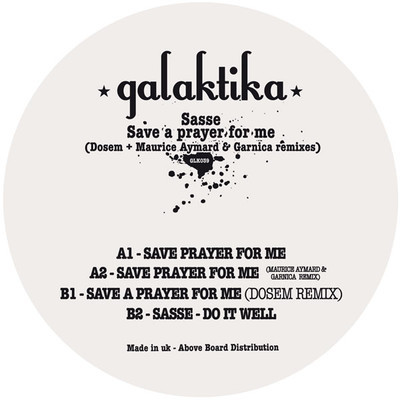image cover: Sasse - Save A Prayer For Me [GLK039]