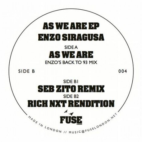 Enzo Siragusa – As We Are (FUSE004)