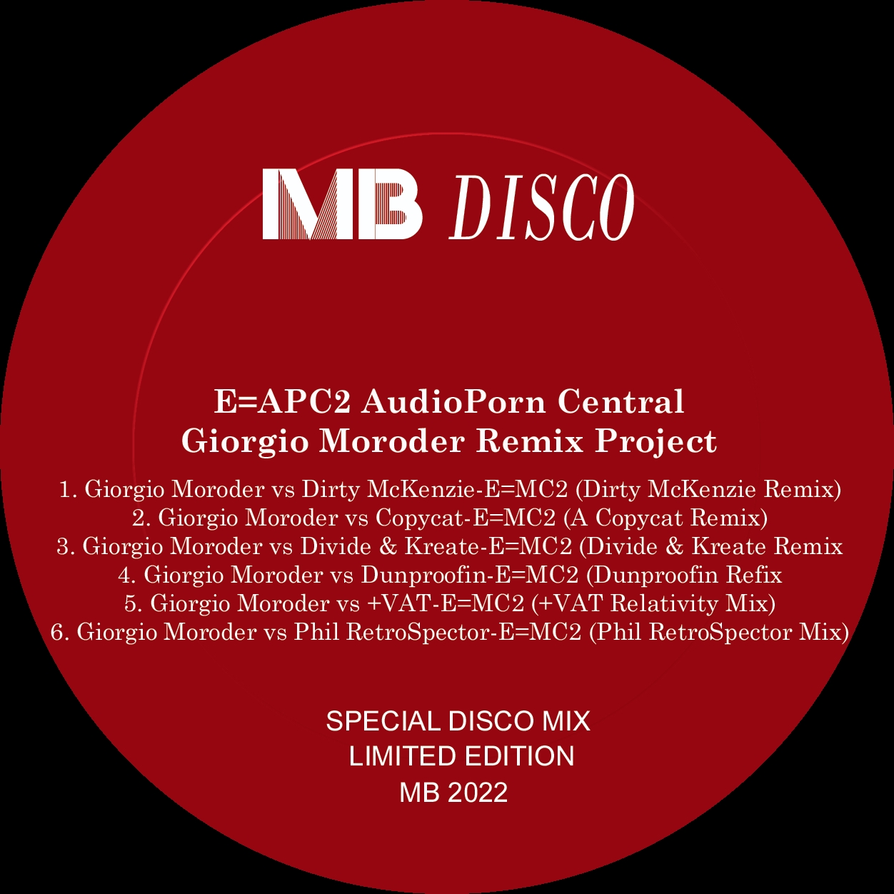 image cover: Giorgio Moroder - EAPC2 Audioporn Central Remix Contest (MB2022)