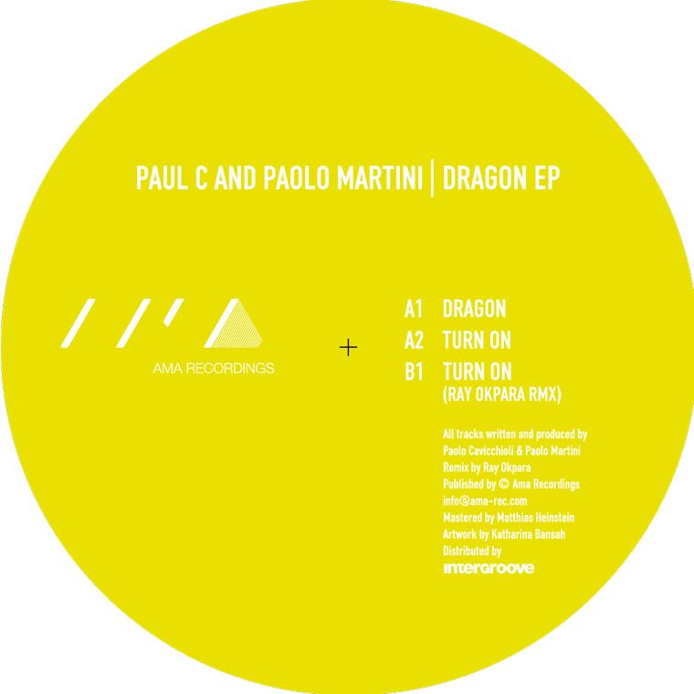 image cover: Paul C, Paolo Martini - Dragon EP [AMA008]