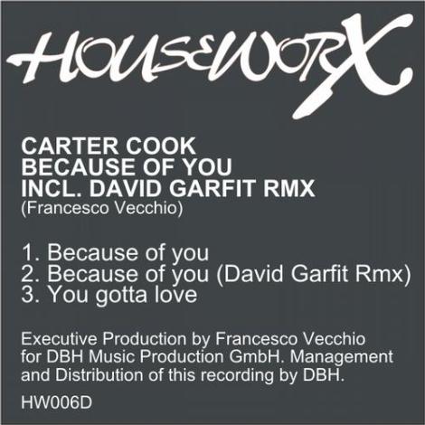 image cover: Carter Cook - Because Of You (HW006D)