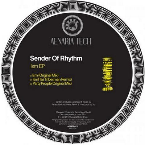 image cover: Sender Of Rhythm - ISM (AENTE070)