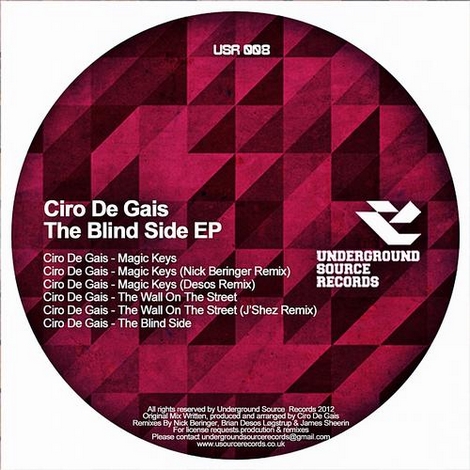 image cover: Ciro De Gais - The Blind Side EP (USR008)