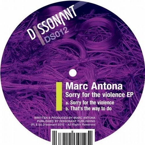 image cover: Marc Antona - Sorry For The Violence (DS012)