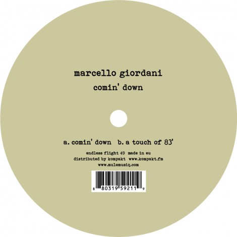 Marcello Giordani - Comin Down - Touch Of 83