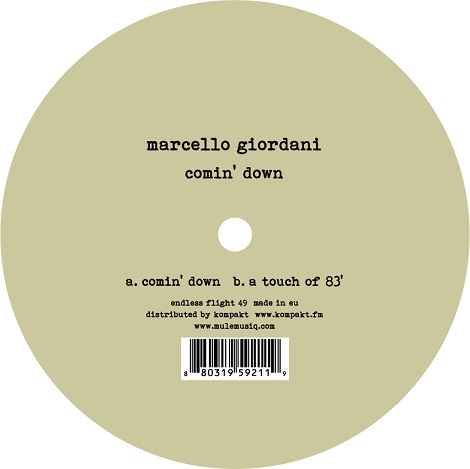 image cover: Marcello Giordani - Comin' Down [EF49]