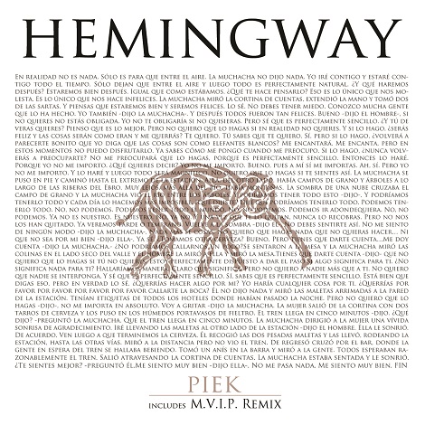 Piek feat. Samuel Fitch & Mianyo - Hemingway