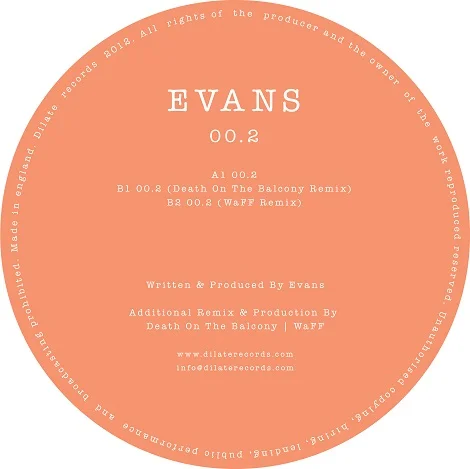 image cover: Waterfall & Evans - 00.2 (Death On The Balcony Remix) [DR002]