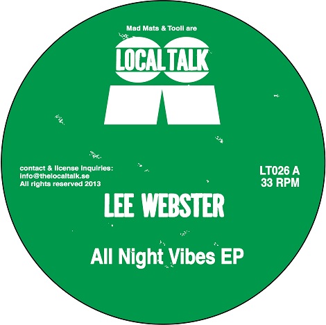 image cover: Lee Webster - All Night Vibes EP [LT026]