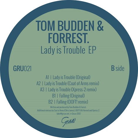 image cover: Tom Budden - Lady Is Trouble EP [GRU021]