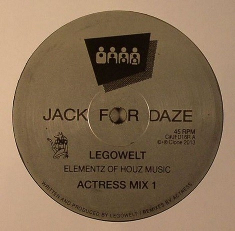Legowelt – Elementz Of Houz Music (Actress Mixes) [CJFD 16R]
