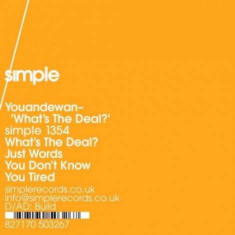 Youandewan - What's The Deal