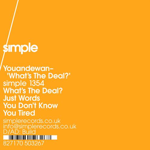 image cover: Youandewan - What's The Deal [SIMPLE1354]