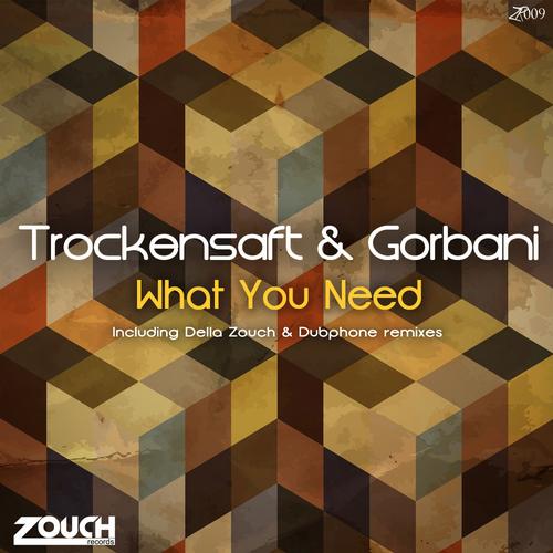 image cover: Trockensaft, Gorbani - What You Need [ZR009]