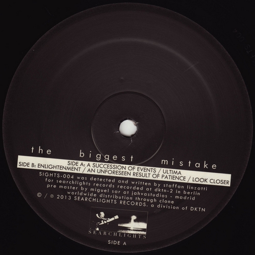 image cover: Staffan Linzatti - The Biggest Mistake [SIGHTS004]