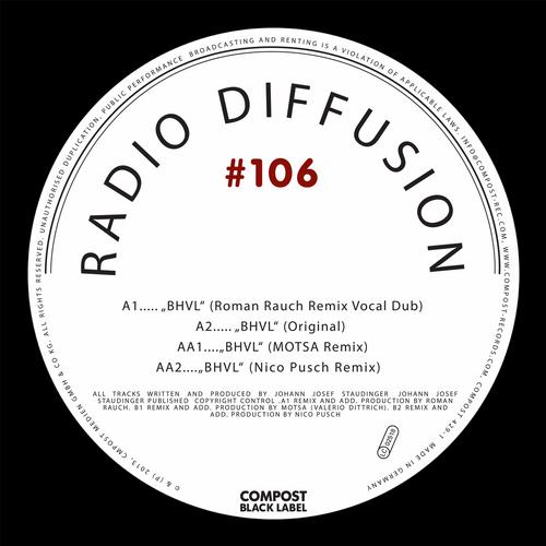 image cover: Radio Diffusion - Black Label 106 - BHVL Remix Maxi