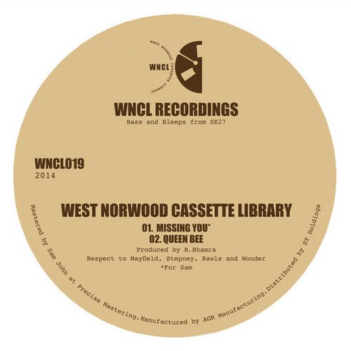 image cover: West Norwood Cassette Library - Missing You EP
