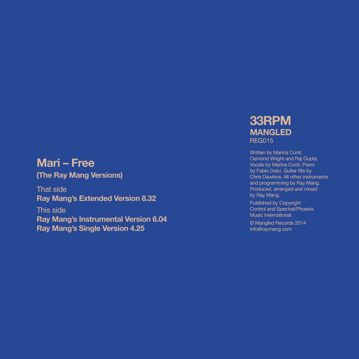 image cover: Mari - Free (The Ray Mang Versions)