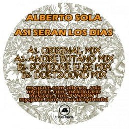 image cover: Alberto Sola - Asi Seran Los Dias (Incl. Someone Else Mix) [N16]