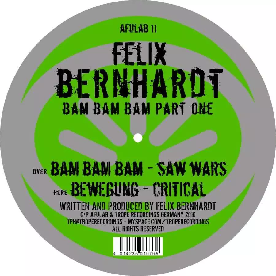 image cover: Felix Bernhardt - Bam Bam Bam (Part 1) [AFULAB11]