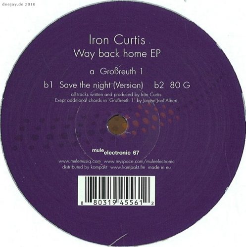 Iron Curtis – Way Back Home EP [MULE067]