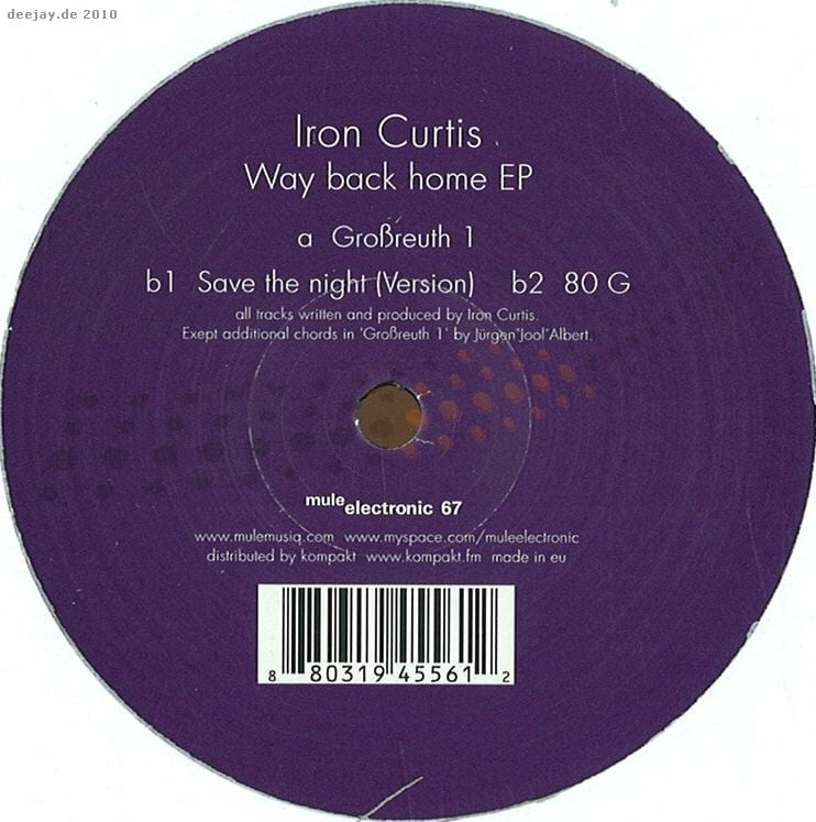 image cover: Iron Curtis – Way Back Home EP [MULE067]