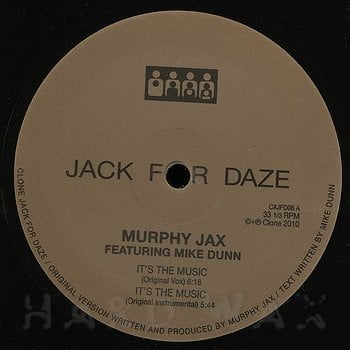 image cover: Murphy Jax feat. Mike Dunn - Its The Music [CJFD06]