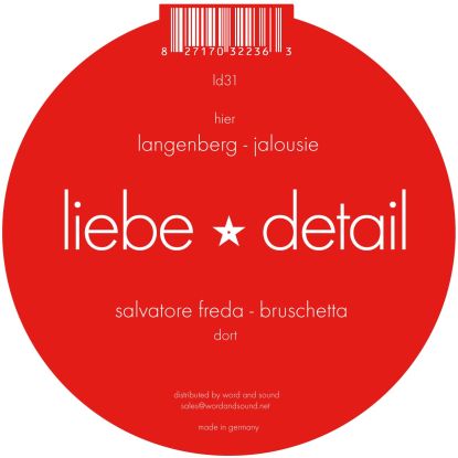 image cover: Salvatore Freda / Langerberg – Bruschetta / Jelousie [LD31]